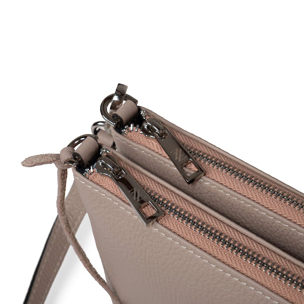 Nude Endrizzi Borsetta 2-Zipper Crossbody bag