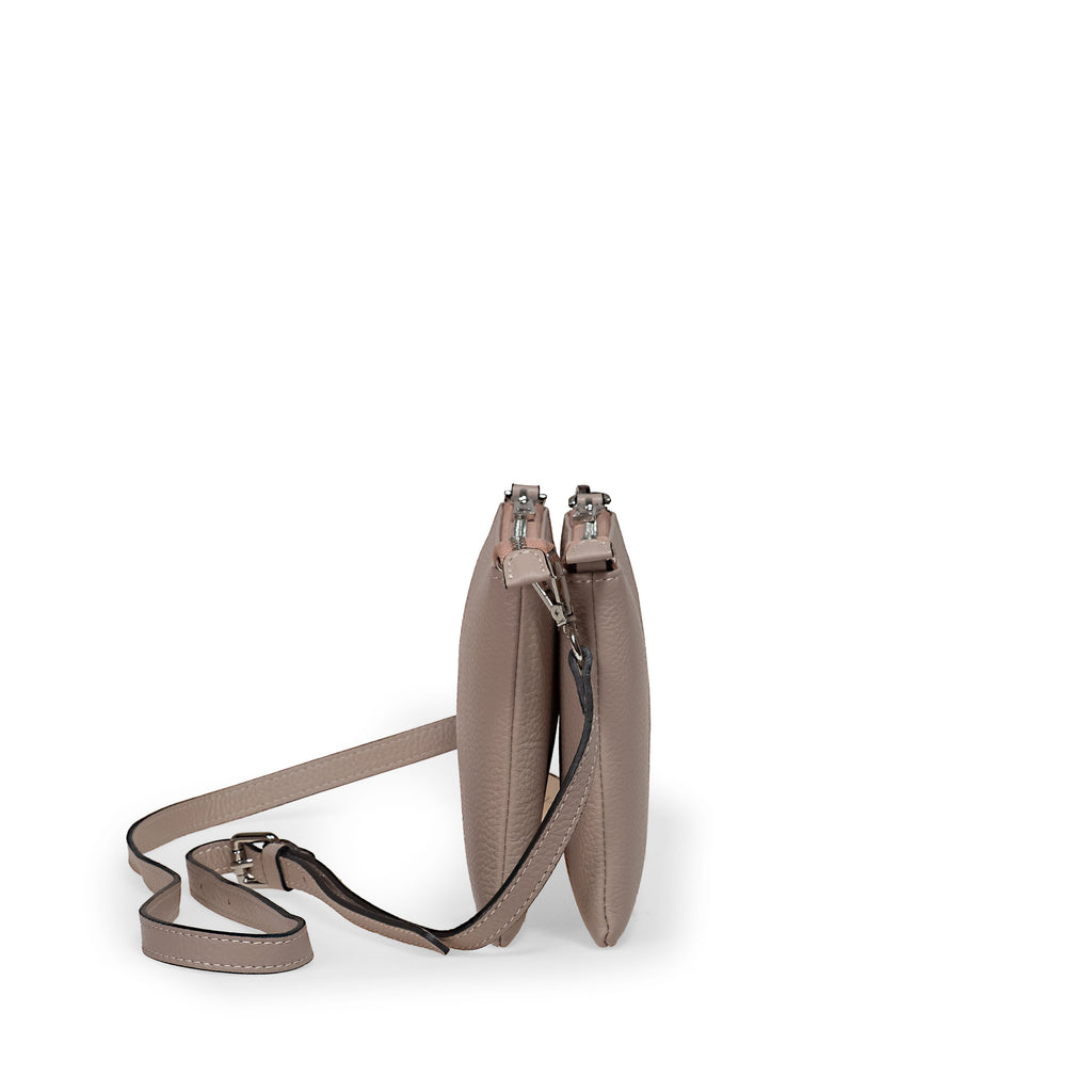 Nude Endrizzi Borsetta 2-Zipper Crossbody bag