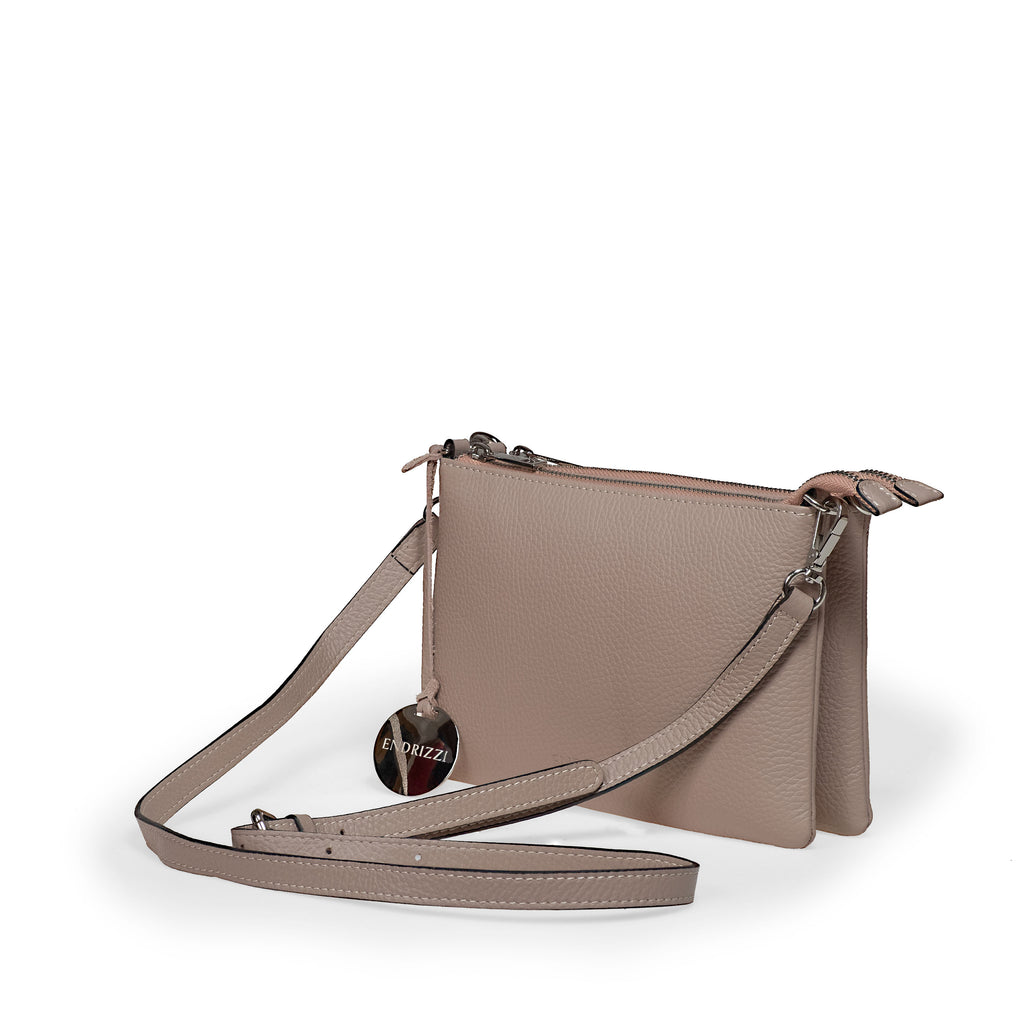 Nude Endrizzi Borsetta 2-Zipper Crossbody bag