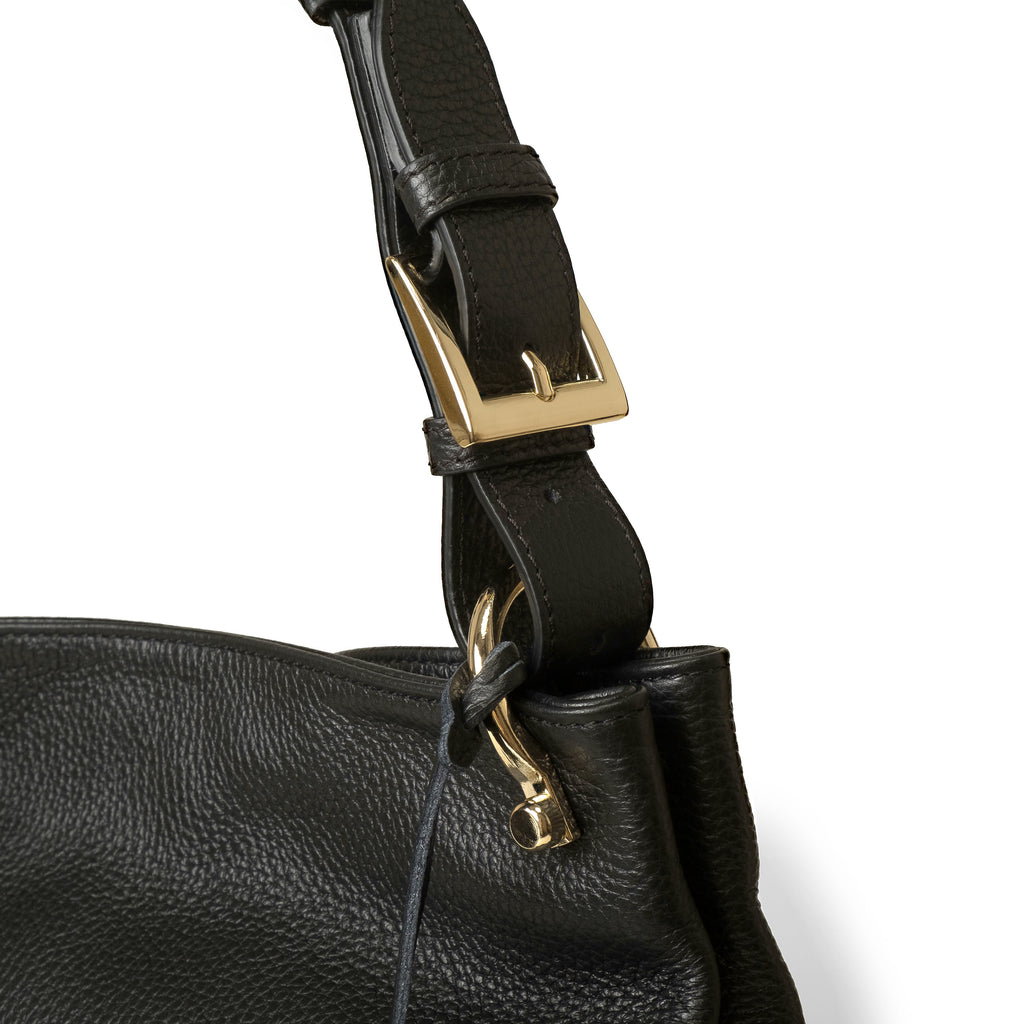 Ragazza Hobo Handbag - Black - Moda Endrizzi